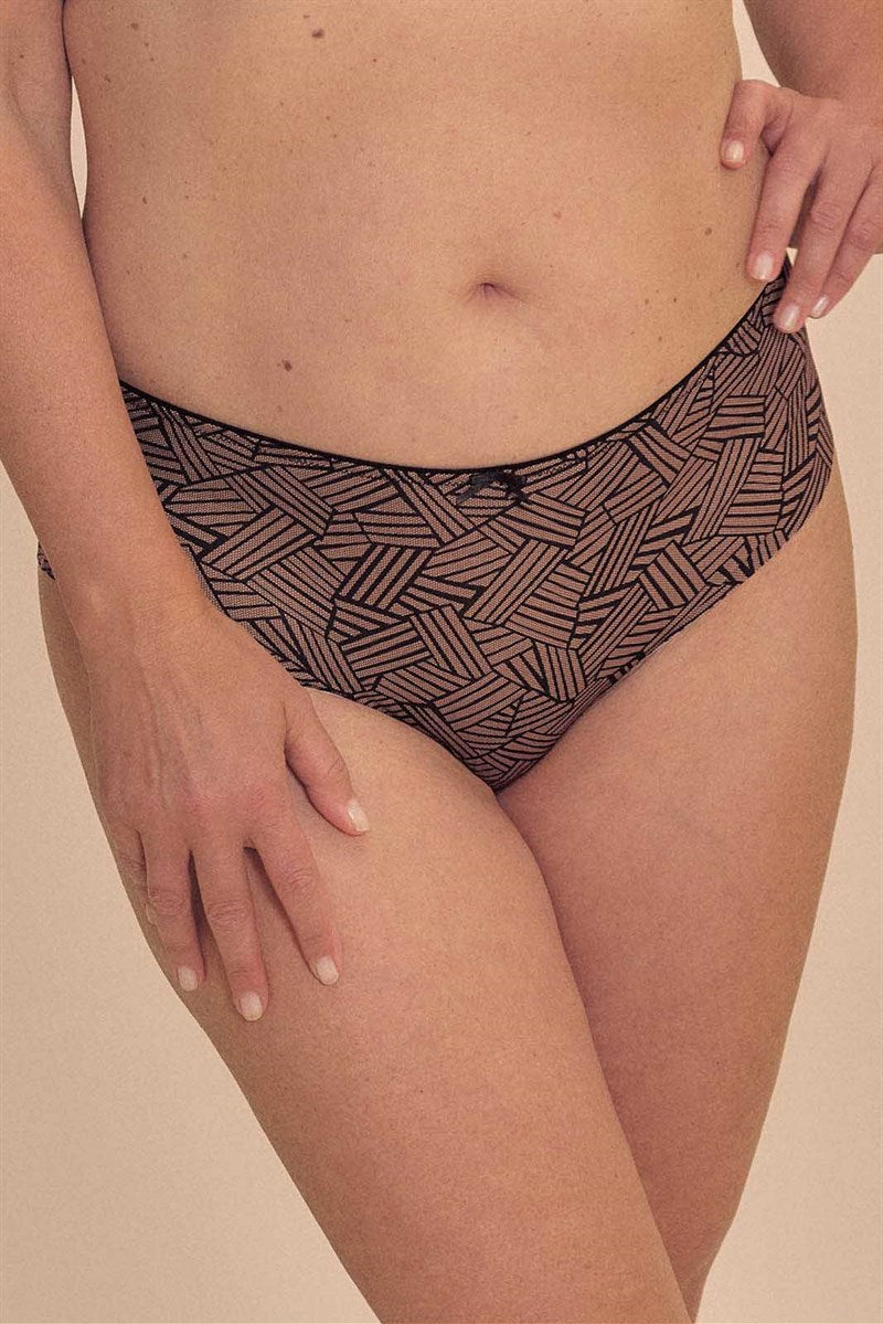 Brooke SB PL Preto/Café- Refª 45126