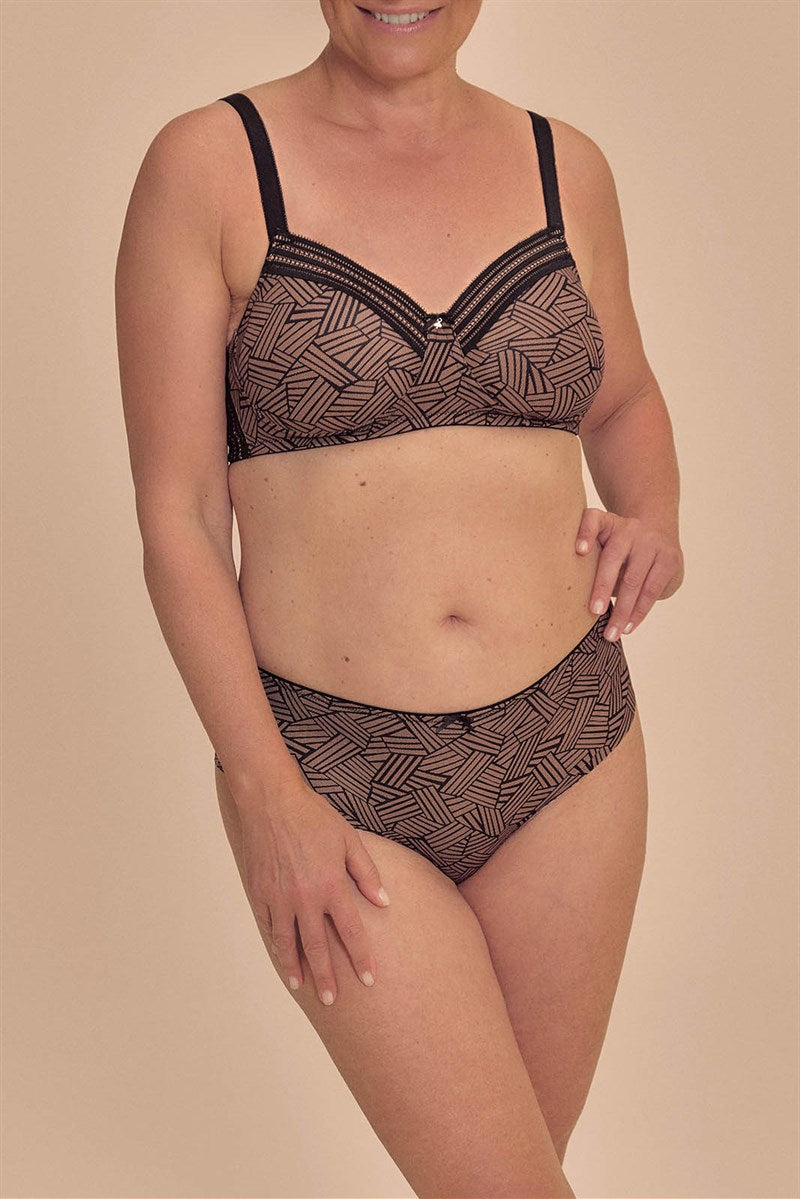 Brooke SBP PL Preto/Café- Refª 45127